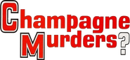 Logo of The Champagne Murders image size 763x353