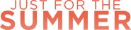 Logo of Just for the Summer image size 4112x950