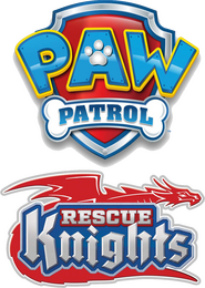 Logo of PAW Patrol: Rescue Knights image size 968x1358