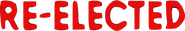 Logo of Re-Elected image size 575x95