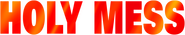 Logo of A Holy Mess image size 1277x239