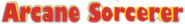 Logo of Arcane Sorcerer image size 805x105