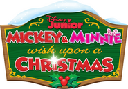 Logo of Mickey and Minnie Wish Upon a Christmas image size 1399x976