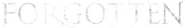 Logo of Forgotten image size 1276x192