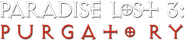 Logo of Paradise Lost 3: Purgatory image size 786x173