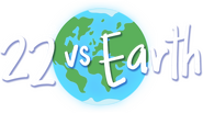 Logo of 22 vs. Earth image size 1910x1059