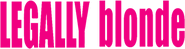 Logo of Legally Blonde image size 1276x341