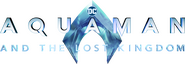 Logo of Aquaman and the Lost Kingdom image size 3681x1282