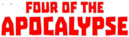 Logo of Four of the Apocalypse image size 693x202
