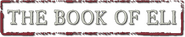 Logo of The Book of Eli image size 788x158