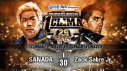 Backdrop of NJPW G1 Climax 29: Day 1 image size 3840x2160