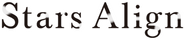 Logo of Stars Align image size 796x171