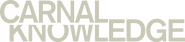 Logo of Carnal Knowledge image size 1539x350