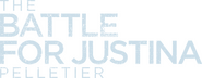 Logo of The Battle for Justina Pelletier image size 1798x695