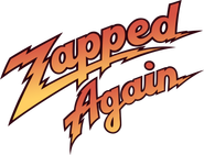Logo of Zapped Again! image size 1981x1513