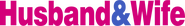 Logo of Husband & Wife image size 1506x213