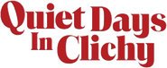 Logo of Quiet Days in Clichy image size 1389x571