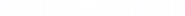Logo of Taming the Garden image size 1381x117