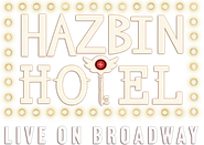 Logo of Hazbin Hotel: Live on Broadway image size 558x395