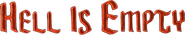 Logo of Hell is Empty image size 593x112