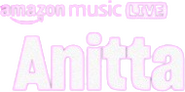 Logo of Amazon Music Live with Anitta image size 190x94