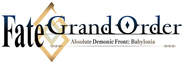 Logo of Fate/Grand Order Absolute Demonic Front: Babylonia image size 795x273