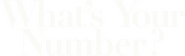 Logo of What's Your Number? image size 4259x1282