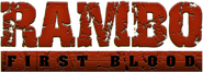Logo of First Blood image size 786x281