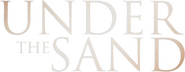 Logo of Under the Sand image size 848x331