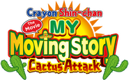 Logo of Crayon Shin-chan: My Moving Story! Cactus Large Attack! image size 863x536