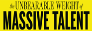 Logo of The Unbearable Weight of Massive Talent image size 3895x1295