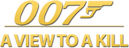 Logo of A View to a Kill image size 890x339