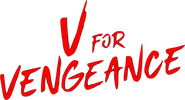 Logo of V for Vengeance image size 583x314
