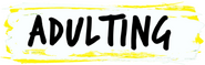 Logo of Adulting image size 778x250