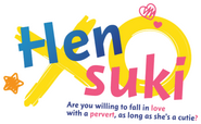 Logo of Hensuki: Are You Willing to Fall in Love With a Pervert, As Long As She's a Cutie? image size 498x306
