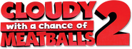 Logo of Cloudy with a Chance of Meatballs 2 image size 1600x599