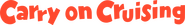 Logo of Carry On Cruising image size 2000x265