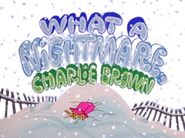 Logo of What a Nightmare, Charlie Brown! image size 365x273