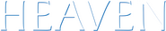 Logo of Heaven image size 1274x240