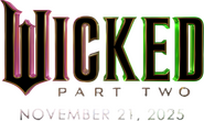 Logo of Wicked: For Good image size 3834x2277