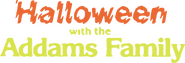 Logo of Halloween with the New Addams Family image size 2380x816