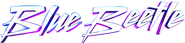 Logo of Blue Beetle image size 4319x993