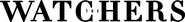Logo of The Watchers image size 4318x525