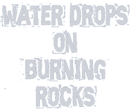 Logo of Water Drops on Burning Rocks image size 1121x947