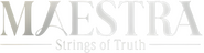 Logo of Maestra: Strings of Truth image size 2611x677