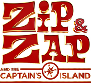 Logo of Zip & Zap and the Captain's Island image size 584x532