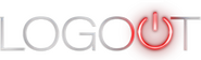 Logo of Logout image size 4142x1246