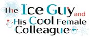 Logo of The Ice Guy and His Cool Female Colleague image size 1272x531