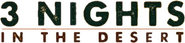 Logo of 3 Nights in the Desert image size 548x126