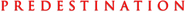 Logo of Predestination image size 787x51
